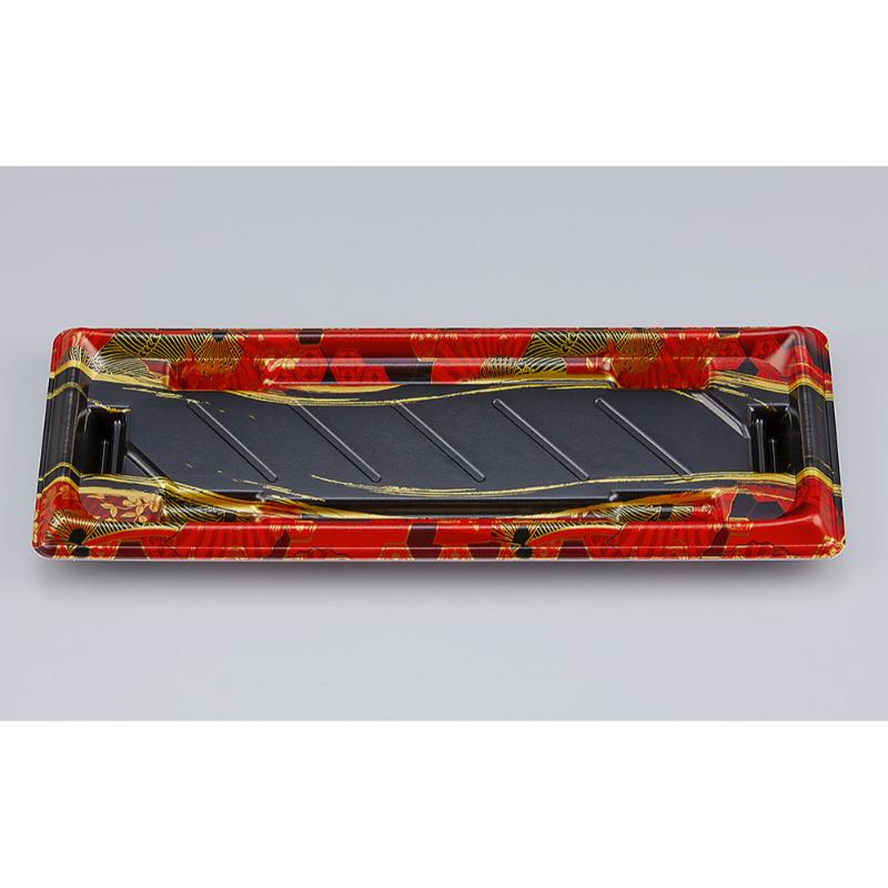 【1000枚】寿司容器 SF美角16 京えん赤 本体 シーピー化成 00781609