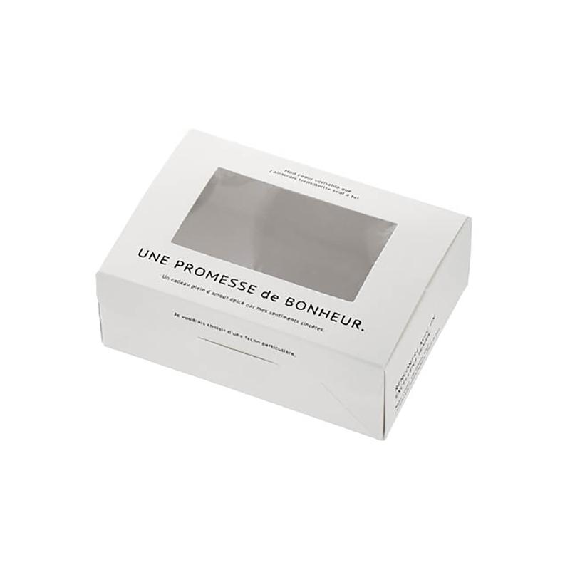 【1組】ラッピング用品 BNR-WGB5 ボヌール窓付ギフトボックス-5(20枚) ヘッズ 00787911