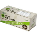 【50箱】店舗備品 F1 Green Select 紙完封つま楊枝箱入 1000本 大和物産 00796052