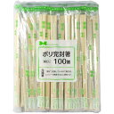 【48袋】割箸 小花日和 アスペン元禄箸 裸 100膳 大和物産 00796077