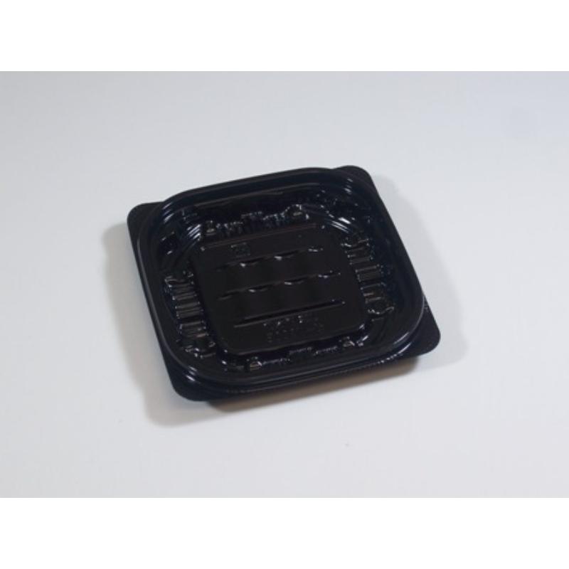 【50点】惣菜容器 バイオカップ ガード 200B 黒 リスパック 00759192