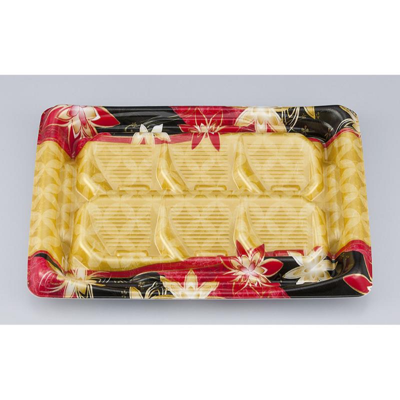 【600点】刺身容器 SFうま盛段6 花流水本体 シーピー化成 00793761