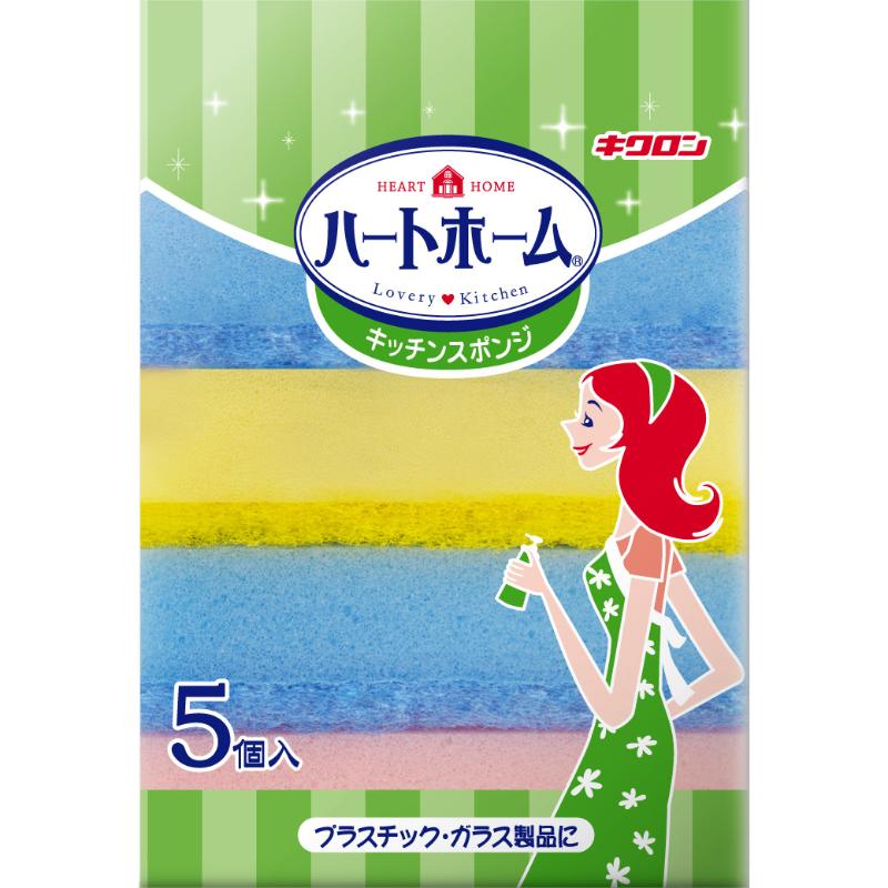 Other - 【80点】衛生資材 Hホーム キッチンスポンジ5P キクロン 00797541