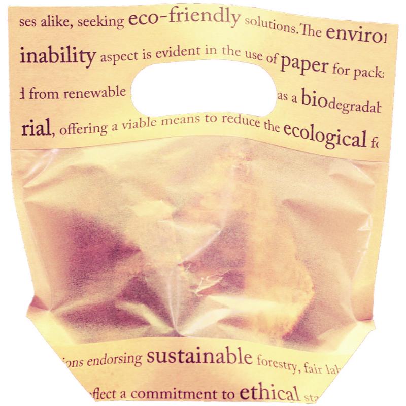 オーガニック食材やワンランク上の商品におすすめ。環境への意識が高い購買層への訴求力がUP！袋に入れて陳列したり、テイクアウト用袋として使用したり、様々なシーンで活躍します。こちらの製品は耐油性が無いのでご注意下さい。サイズ：180×180mm材質：半透明紙/未晒重量：5.5g原産国／製造国：日本商品コード00799663メーカー名コバヤシサイズ180×180mm材質半透明紙/未晒重量5.50g関連商品(ケース)100%Paper Craft Bag Plus 180 3000点・注意事項：モニターの発色によって色が異なって見える場合がございます。・領収書については、楽天お客様マイページから、商品出荷後にお客様自身で印刷して頂きますようお願い申し上げます。・本店では一つの注文に対して、複数の送り先を指定することができません。お手数おかけしますが、注文を分けていただきます様お願い致します。・支払い方法で前払いを指定されて、支払いまで日数が空く場合、商品が廃番もしくは欠品になる恐れがございます。ご了承ください。・注文が重なった場合、発送予定日が遅れる可能性がございます。ご了承ください。・お急ぎの場合はなるべく支払い方法で前払い以外を選択いただきます様お願い致します。支払い時期によっては希望納期に間に合わない場合がございます。