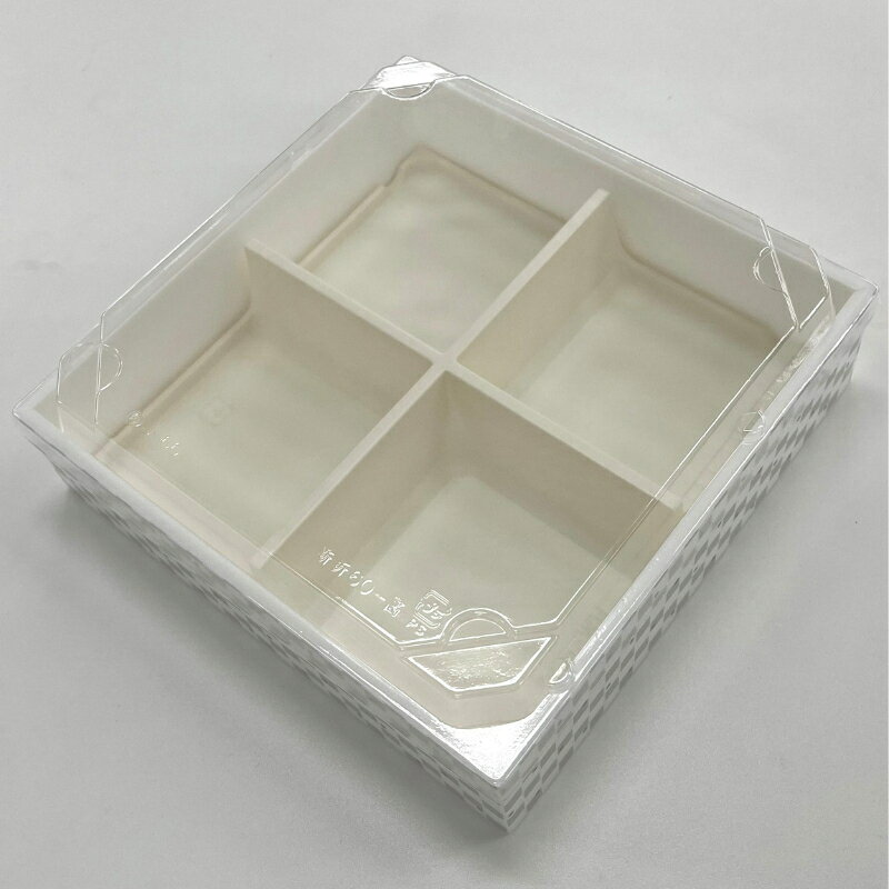 【120点】折箱 HW-60C(45) ホワイトドットCR OPS高蓋セット アクタ 00800026