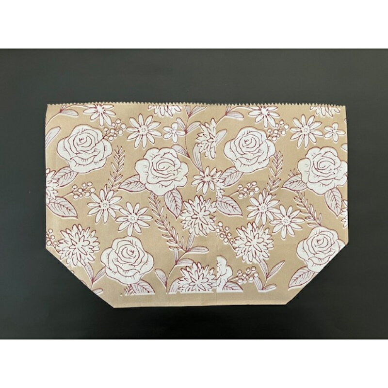 【1000点】耐油袋 No.433 亀甲袋フラワ