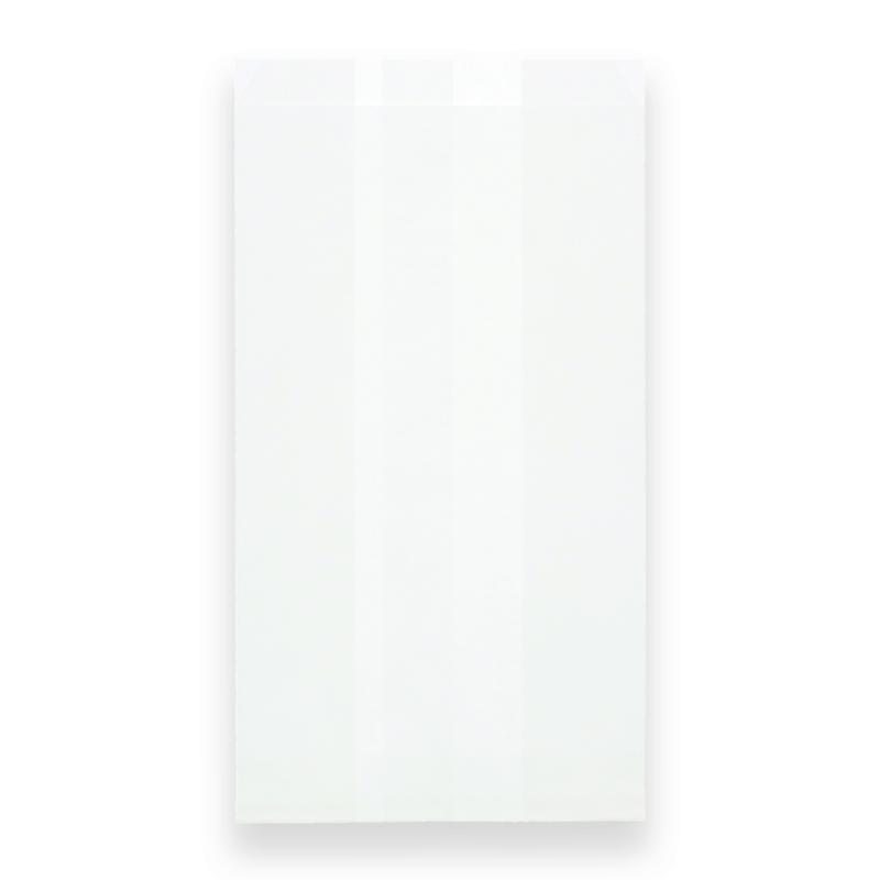 【2000点】惣菜袋 NF耐油ガゼットパック 中 白無地 シモジマ 00801775