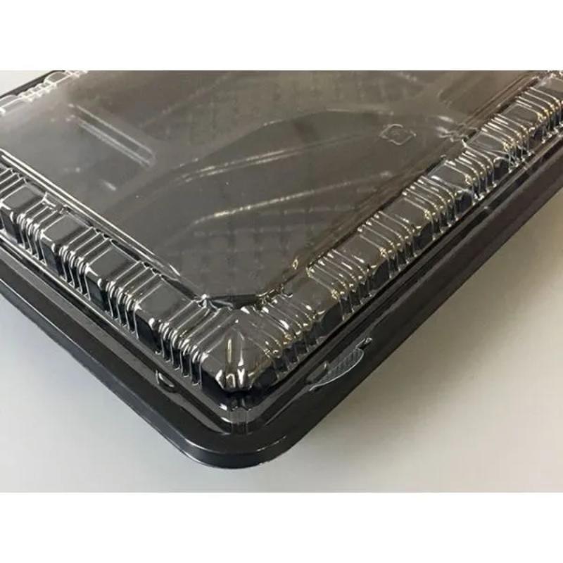 【50点】弁当容器 CY-2-1 黒セット(OPS) エフピコチューパ 00802462 2