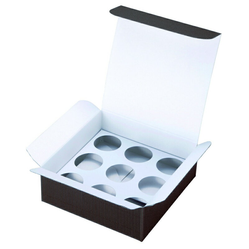 【50点】ギフト箱 片段デザートケース9ヶ ヤマニパッケージ 00800762