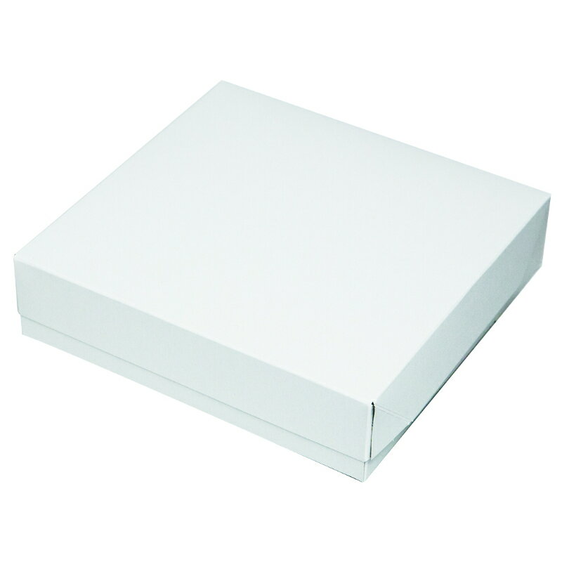 【200点】ギフト箱 カラースクエア165 ホワイト ヤマニパッケージ 00808114