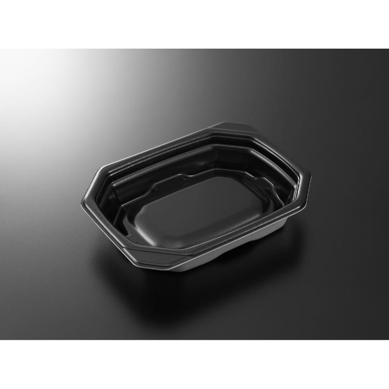 Rakuten - 【1500点】軽食容器 TP デリグー 16-13F 黒 身 中央化学 00808622