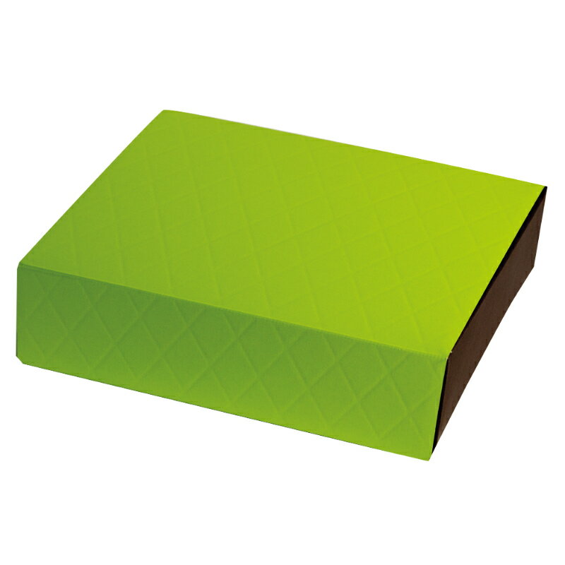 【100点】ギフト箱 HBダイヤキルトBOX グリーン S ヤマニパッケージ 00778909