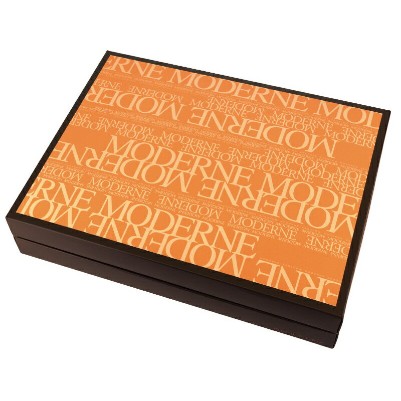 【50点】ギフト箱 ギフトBOX モデルヌ 特大 オレンジ ヤマニパッケージ 00800556