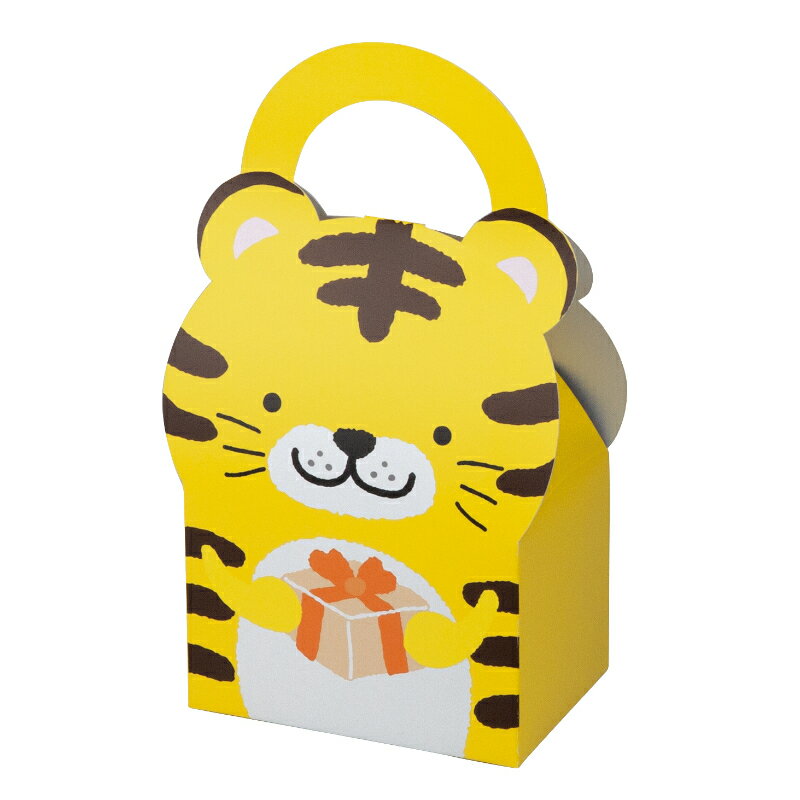 【200点】ギフト箱 アニマルBOX とら ヤマニパッケージ 00801222