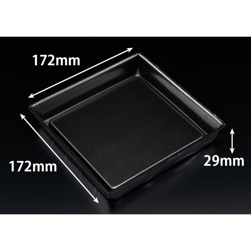 お重にピッタリ！ニュースタンダード折箱風お重容器。※フタ別売り。サイズ：172×172×29mm材質：PSP原産国／製造国：日本商品コード00806864メーカー名リスパックサイズ172×172×29mm材質PSP電子レンジ不可種別本体のみ関連商品(バラ)豪華重 170B 大王杉 50点関連商品(ケース)豪華重 170B 大王杉 450点・注意事項：モニターの発色によって色が異なって見える場合がございます。・領収書については、楽天お客様マイページから、商品出荷後にお客様自身で印刷して頂きますようお願い申し上げます。・本店では一つの注文に対して、複数の送り先を指定することができません。お手数おかけしますが、注文を分けていただきます様お願い致します。・支払い方法で前払いを指定されて、支払いまで日数が空く場合、商品が廃番もしくは欠品になる恐れがございます。ご了承ください。・注文が重なった場合、発送予定日が遅れる可能性がございます。ご了承ください。・お急ぎの場合はなるべく支払い方法で前払い以外を選択いただきます様お願い致します。支払い時期によっては希望納期に間に合わない場合がございます。
