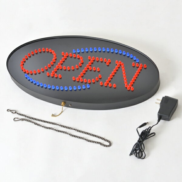 【5点】売場備品 ベガスサイン OPEN 510×265 友屋 00814926 [3]