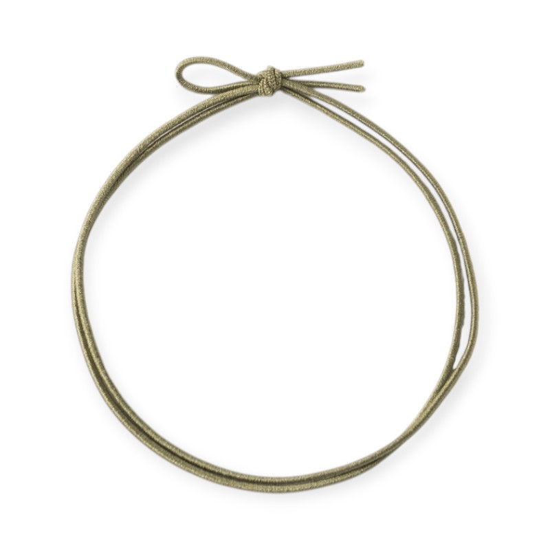 【1000点】ラッピング用品 細ゴム2重片花結び ダスティーグリーンDSGR 58cm イグチ 00819570