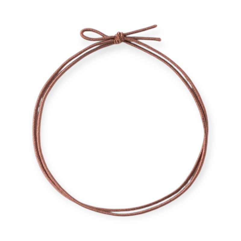 【1000点】ラッピング用品 細ゴム2重片花結び ダスティーピンクDSPK 58cm イグチ 00819573