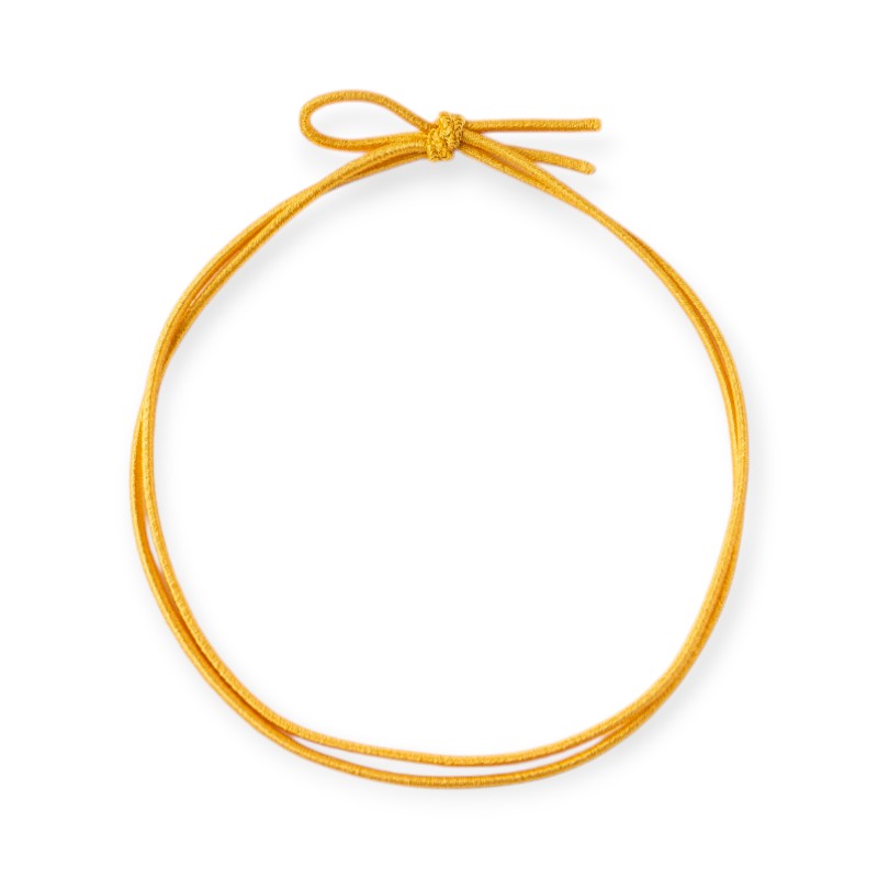 【1000点】ラッピング用品 細ゴム2重片花結び マンゴーMG 58cm イグチ 00819580