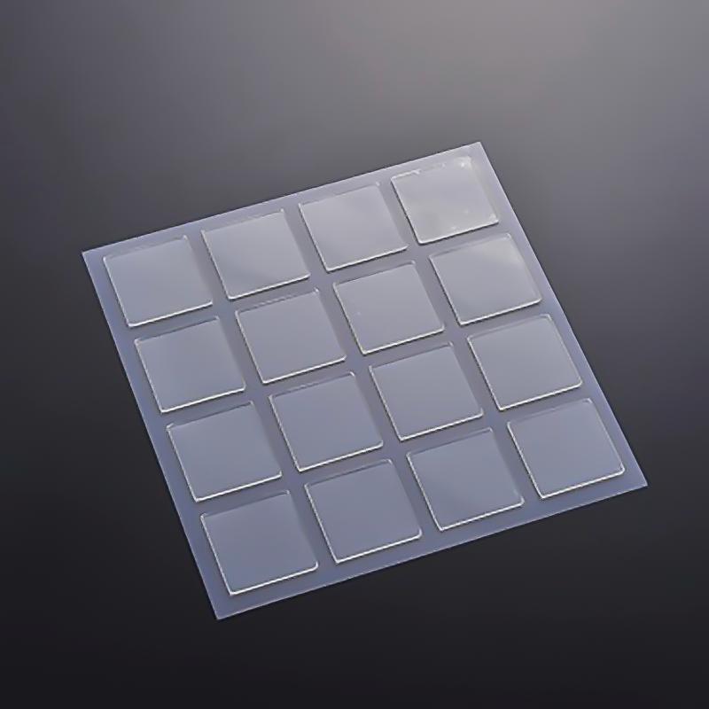 【1点】【防災】転倒防止用品 ゲルタック 角型 50×50×5.0mm 16個付 エクシール 00819396