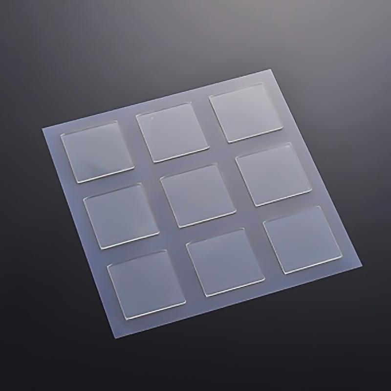 Protective Masks - 【1点】【防災】転倒防止用品 ゲルタック 角型 60×60×5.0mm 9個付 エクシール 00819397