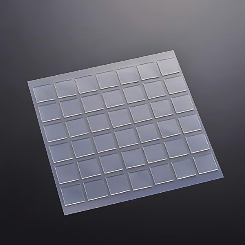 【1点】【防災】転倒防止用品 ゲルタック 角型 30×30×2.0mm 42個付 エクシール 00819413