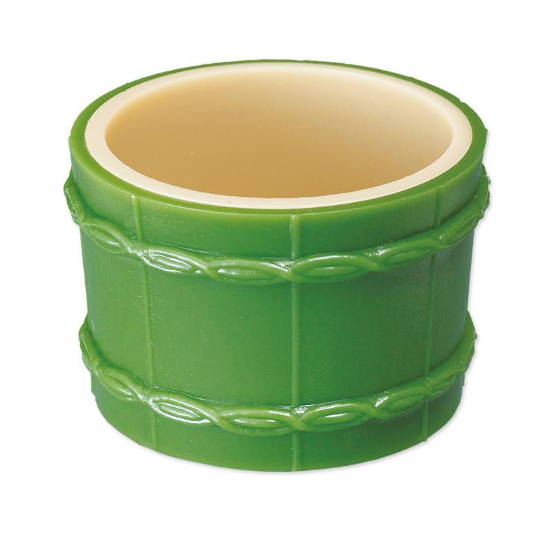 【100点】飲食店備品 プラミニ樽チョコ(グリーン) 萬洋 00820238