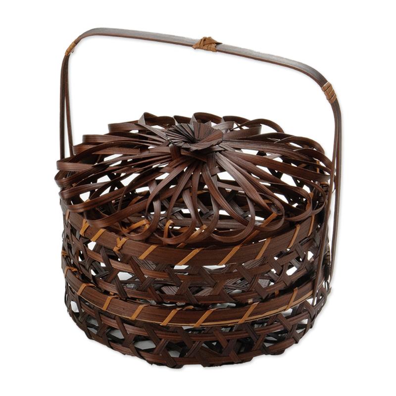 楽天市場】2段 竹かごの通販