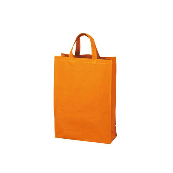 【100点】エコバッグ 9229 ベーシックトート 100 中縦(オレンジ) ベルベ 00822937