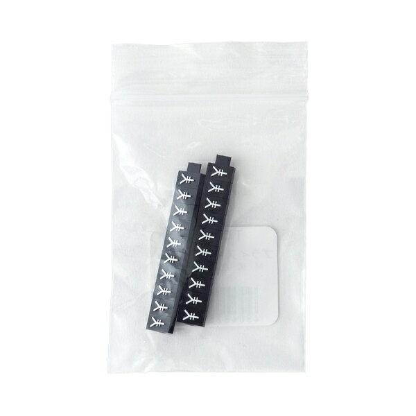 【1点】陳列備品 ニュープライスキューブ補充M用(20粒) 黒/白 ￥マーク 友屋 00825374