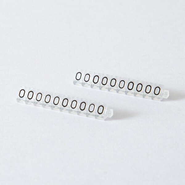 【1点】陳列備品 ニュープライスキューブ補充M用(20粒) 透明/黒 0 友屋 00825390 3