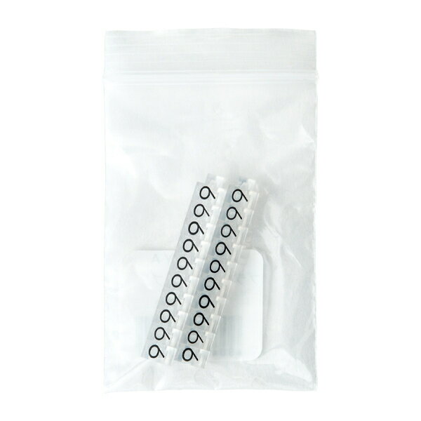 【1点】陳列備品 ニュープライスキューブ補充M用(20粒) 透明/黒 9 友屋 00825399