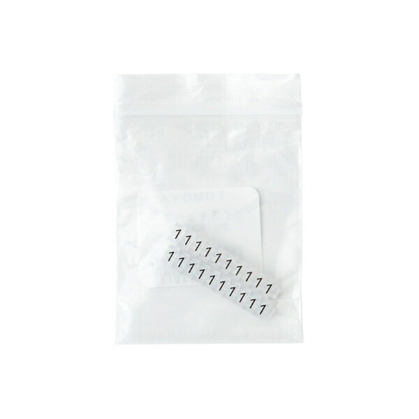 【1点】陳列備品 ニュープライスキューブ補充S用(20粒) 透明/黒 1 友屋 00825459