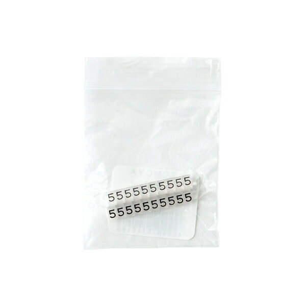 【1点】陳列備品 ニュープライスキューブ補充S用(20粒) 透明/黒 5 友屋 00825463