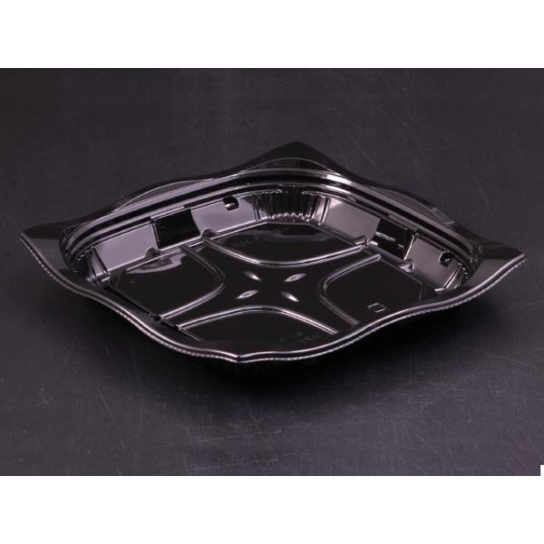 食器をモチーフにした、高級感あるサラダ容器。フルーツ、惣菜にも最適です。サラダをメインディッシュにするスタイリングで、ローストビーフ入りのサラダなどの個食完結型にも対応したサイジングです。本体のみ、蓋は別売りです。サイズ：195×195×29mm重量：14g原産国／製造国：日本商品コード00821835メーカー名リスパックサイズ195×195×29mm重量14.00g電子レンジ不可種別本体のみ関連商品(バラ)バイオ レフィノ19-30B 黒 50点関連商品(ケース)バイオ レフィノ19-30B 黒 400点・注意事項：モニターの発色によって色が異なって見える場合がございます。・領収書については、楽天お客様マイページから、商品出荷後にお客様自身で印刷して頂きますようお願い申し上げます。・本店では一つの注文に対して、複数の送り先を指定することができません。お手数おかけしますが、注文を分けていただきます様お願い致します。・支払い方法で前払いを指定されて、支払いまで日数が空く場合、商品が廃番もしくは欠品になる恐れがございます。ご了承ください。・注文が重なった場合、発送予定日が遅れる可能性がございます。ご了承ください。・お急ぎの場合はなるべく支払い方法で前払い以外を選択いただきます様お願い致します。支払い時期によっては希望納期に間に合わない場合がございます。