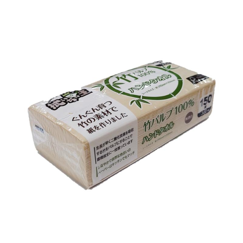 生長が早く二酸化炭素を吸収する竹をパルプにすることで環境保全に一役買っています。しなやかで自然な色合いのペーパーはキッチンでもマッチします。1枚ずつ取り出しやすいティッシュタイプ。サイズ：200×100×230mm材質：竹パルプ重量：605...