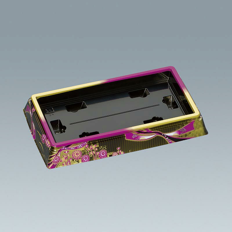 【300点】寿司桶 新角桶110H(S)蒔絵紫 福助工業 00755789