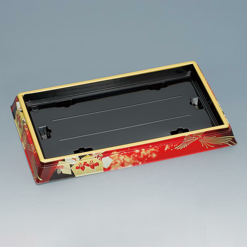 【160点】寿司桶 新角桶310H(S)鳳凰赤 福助工業 00755812