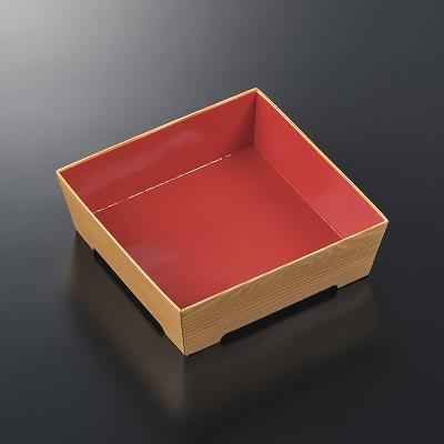 【50点】弁当容器 SKS 13-13(43) 赤-木曽 身N 中央化学 00840725