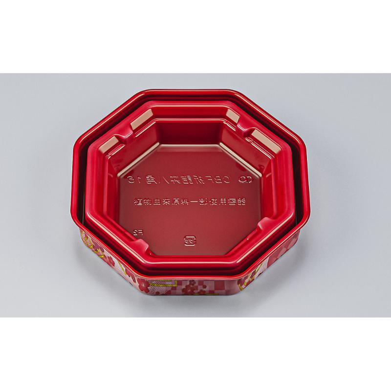 【900点】どんぶり容器 CBF折詰丼八角16 千絵本体 シーピー化成 00823420