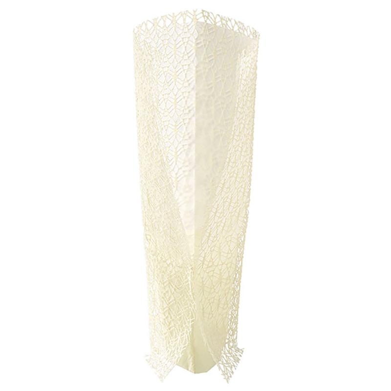 【1点】ラッピング資材 LSD-WM1 レーススタンディングブーケラッピングM-1/アイボリー(10枚) ヘッズ 00..