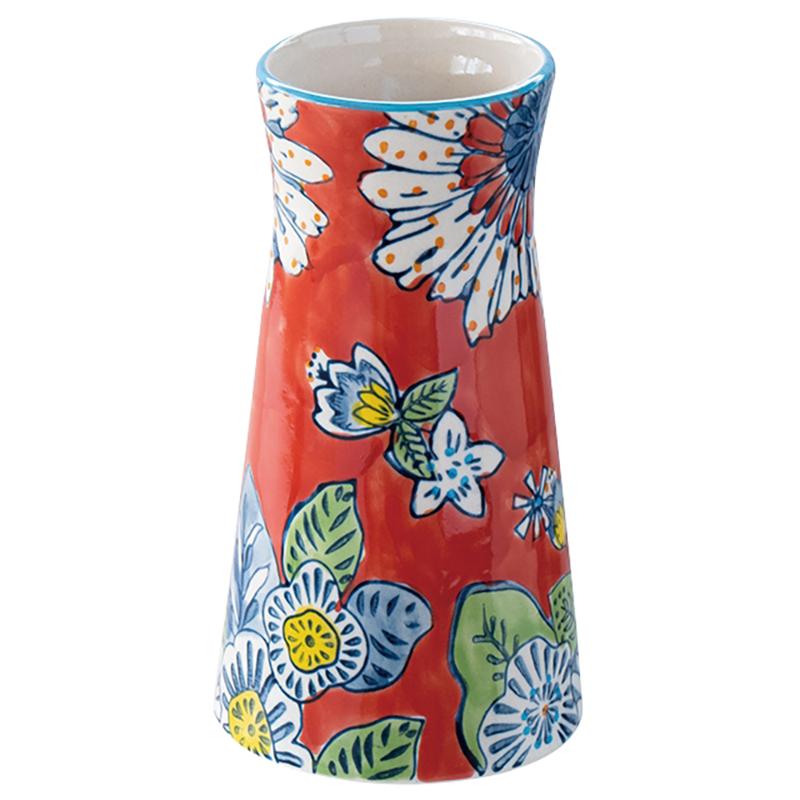 【1点】花器 HNP-FB33 ハンドメイドプリントフラワーベース-33(2個) ヘッズ 00829434