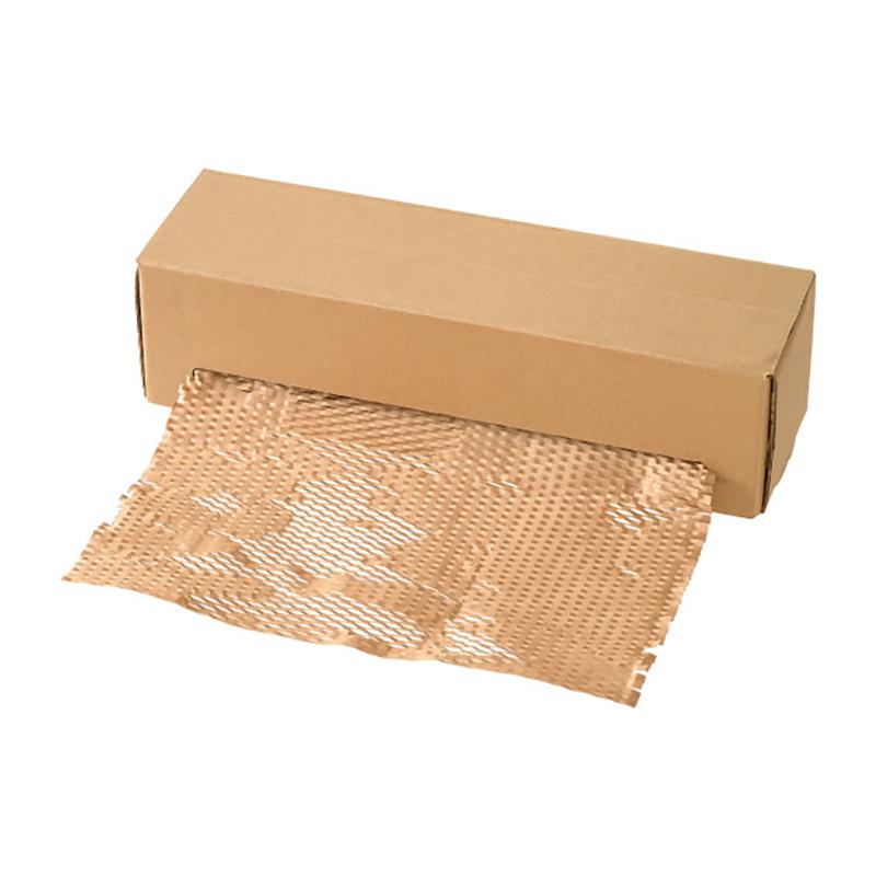 専用のカット箱がついた、未晒クラフト紙の緩衝材です。蜂の巣のようなハニカム構造が衝撃を吸収し商品を守るので、割れ物の緩衝材としてや、ラッピング資材としてもおすすめ。ボックス入りで持ち運びしやすく、必要な分だけカットして使えます。ボックスには両面テープがついており、作業台に固定してお使いいただけます。テープは強粘着のため、ご使用の際はお気を付けください。摩擦や水濡れ等により色移りする場合がございます。サイズ：W435×D125×H115mm、[クラフトロール]W380mm×50m巻材質：ダンボール、[クラフトロール]未晒クラフト紙重量：2.05kg商品コード00829476メーカー名ヘッズサイズW435×D125×H115mm、[クラフトロール]W380mm×50m巻材質ダンボール、[クラフトロール]未晒クラフト紙重量2050.00g・注意事項：モニターの発色によって色が異なって見える場合がございます。・領収書については、楽天お客様マイページから、商品出荷後にお客様自身で印刷して頂きますようお願い申し上げます。・本店では一つの注文に対して、複数の送り先を指定することができません。お手数おかけしますが、注文を分けていただきます様お願い致します。・支払い方法で前払いを指定されて、支払いまで日数が空く場合、商品が廃番もしくは欠品になる恐れがございます。ご了承ください。・注文が重なった場合、発送予定日が遅れる可能性がございます。ご了承ください。・お急ぎの場合はなるべく支払い方法で前払い以外を選択いただきます様お願い致します。支払い時期によっては希望納期に間に合わない場合がございます。