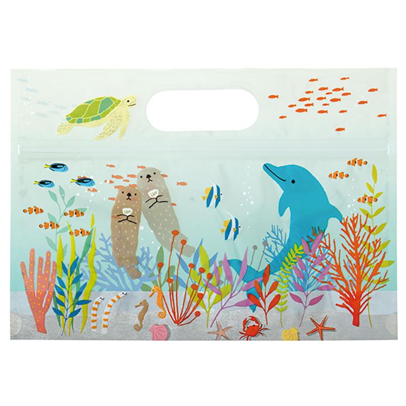 【1点】ギフトバッグ SAN-ZSW シーアニマルジップ付バッグ-SW(30枚) ヘッズ 00829898