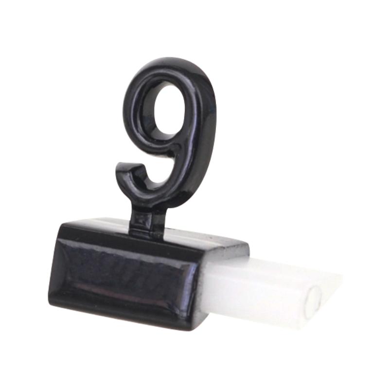 Cupboard - 【1点】売場備品 プレミアプライサー補充用 ブラック 9 (20個入) 友屋 00831597
