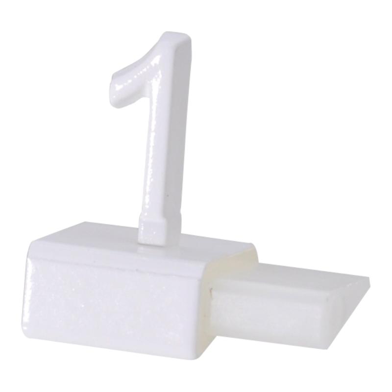 Cupboard - 【1点】売場備品 プレミアプライサー補充用 ホワイト 1 (20個入) 友屋 00831603
