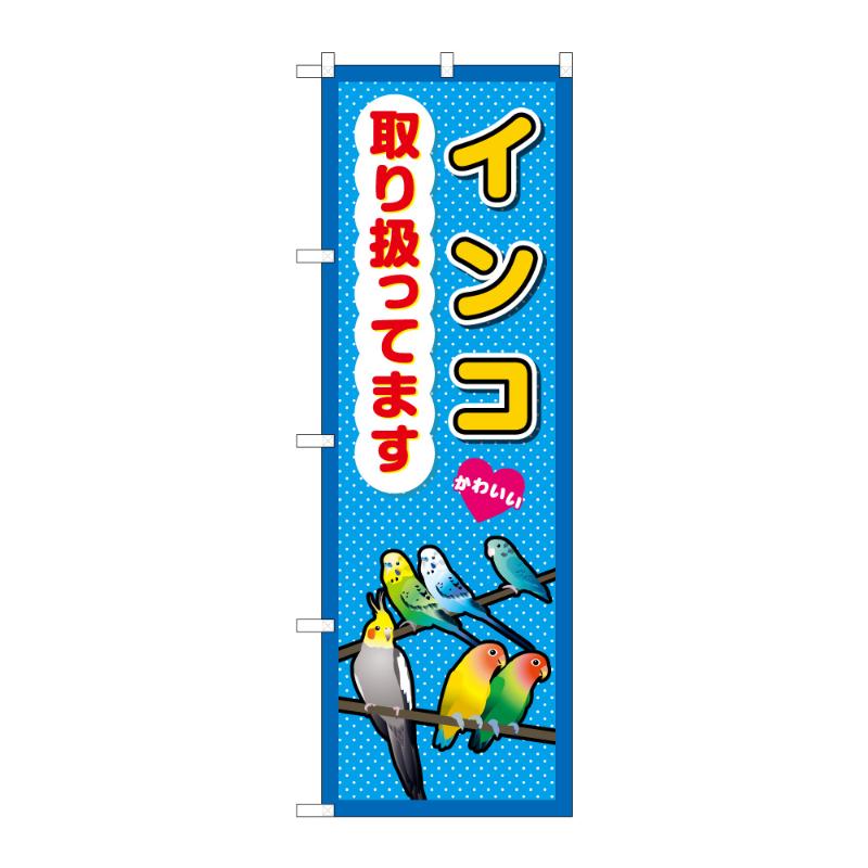 Streamer - 【1点】のぼり [N] のぼり インコ取り扱ってます 59110 P・O・Pプロダクツ 00839130