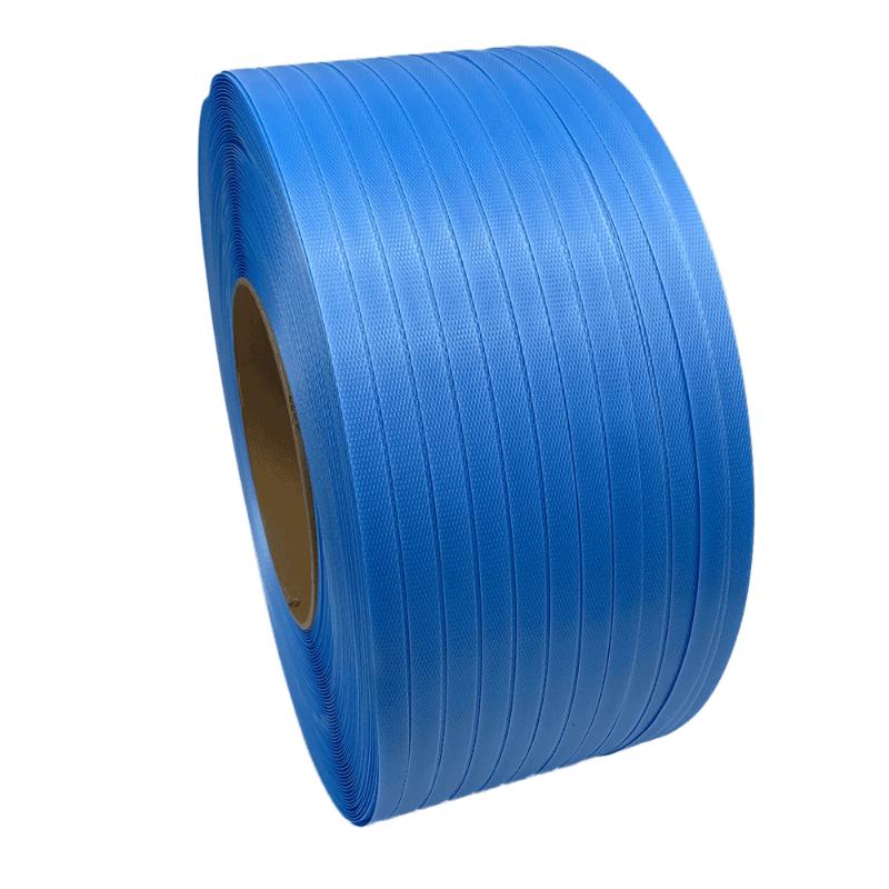 【2点】PPバンド シヨウデンバンド(ハイブリッドタイプ)SH15 青(自動梱包機用) ウッドプラスチックテク..