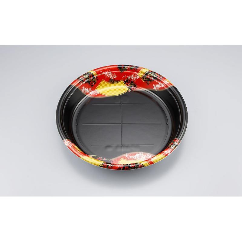 寿司3人前用。オードブル等にもご利用いただけます。※蓋は別売り。サイズ：φ280×47mm材質：SF重量：18gメーカーシリーズ名：SF丸桶商品コード00648365メーカー名シーピー化成サイズφ280×47mm材質SF重量18.00g電子レンジ不可種別本体のみ対応蓋（別売）SF/UF丸桶3嵌合蓋関連商品(バラ)SF丸桶3 舞扇赤 本体 10点関連商品(ケース)SF丸桶3 舞扇赤 本体 240点・注意事項：モニターの発色によって色が異なって見える場合がございます。・領収書については、楽天お客様マイページから、商品出荷後にお客様自身で印刷して頂きますようお願い申し上げます。・本店では一つの注文に対して、複数の送り先を指定することができません。お手数おかけしますが、注文を分けていただきます様お願い致します。・支払い方法で前払いを指定されて、支払いまで日数が空く場合、商品が廃番もしくは欠品になる恐れがございます。ご了承ください。・注文が重なった場合、発送予定日が遅れる可能性がございます。ご了承ください。・お急ぎの場合はなるべく支払い方法で前払い以外を選択いただきます様お願い致します。支払い時期によっては希望納期に間に合わない場合がございます。