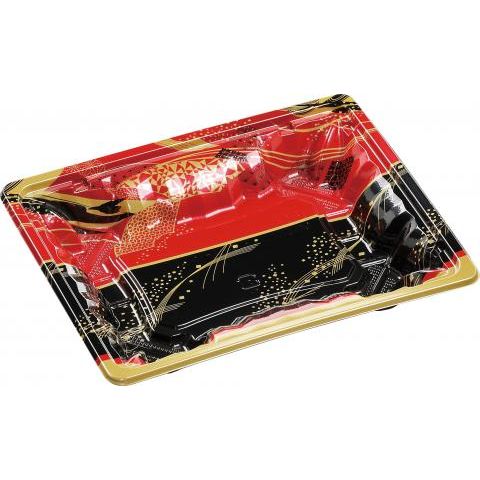 お重・丼容器です。サイズ：190×150×27mm材質：HI重量：10.6g商品コード00732913メーカー名エフピコサイズ190×150×27mm材質HI重量10.60g電子レンジ可種別本体のみ関連商品(バラ)MSDアコード重19-15(27)万彩赤 50点関連商品(ケース)MSDアコード重19-15(27)万彩赤 1000点・注意事項：モニターの発色によって色が異なって見える場合がございます。・領収書については、楽天お客様マイページから、商品出荷後にお客様自身で印刷して頂きますようお願い申し上げます。・本店では一つの注文に対して、複数の送り先を指定することができません。お手数おかけしますが、注文を分けていただきます様お願い致します。・支払い方法で前払いを指定されて、支払いまで日数が空く場合、商品が廃番もしくは欠品になる恐れがございます。ご了承ください。・注文が重なった場合、発送予定日が遅れる可能性がございます。ご了承ください。・お急ぎの場合はなるべく支払い方法で前払い以外を選択いただきます様お願い致します。支払い時期によっては希望納期に間に合わない場合がございます。